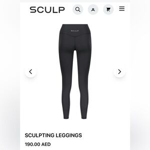 BNWT Sculp High End Black Sculpting Leggings